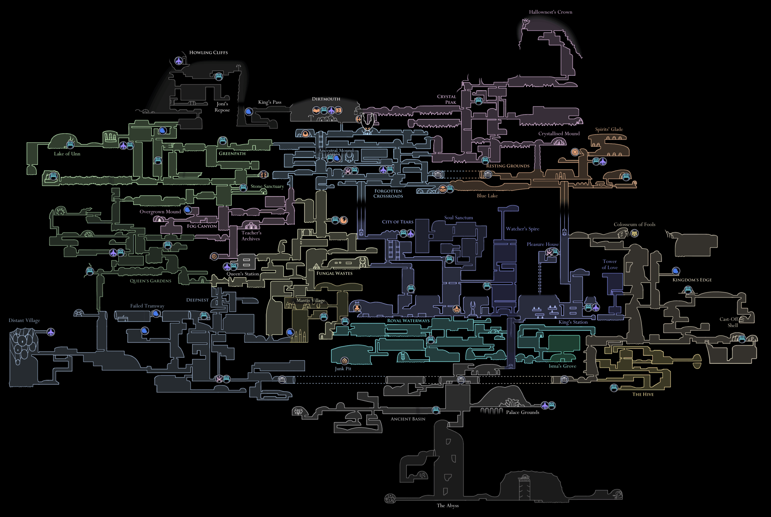 Hollow Knight Maps Hollow Knight Wiki