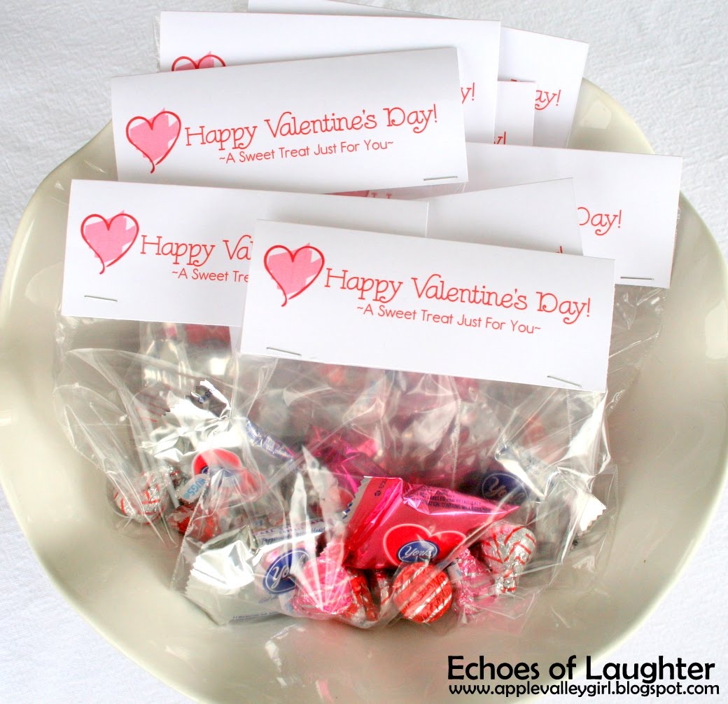 How To Make Valentine Treat Bag Toppers FREE Printable Echoes Of Laughter