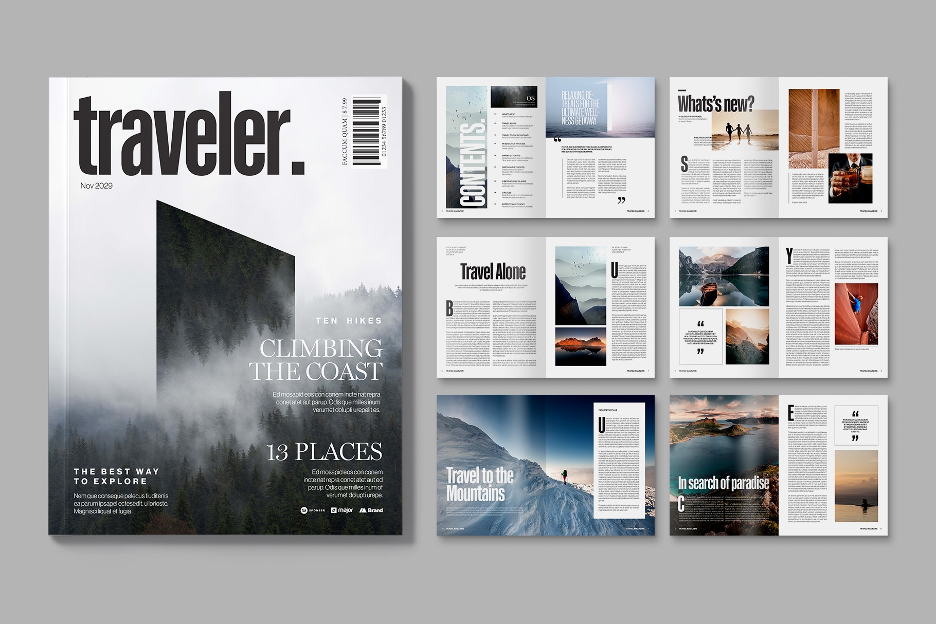 Magazine Template BrandPacks
