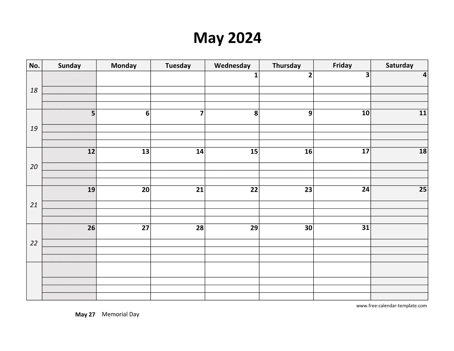 May Coloring Pages Free Calendar Printable With Lines Editable