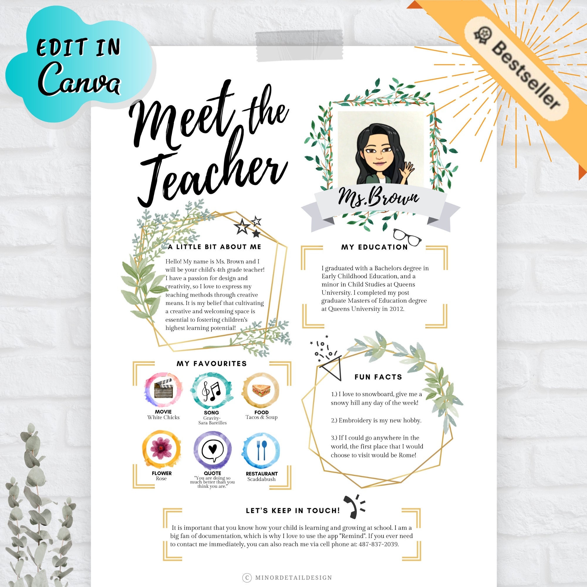 Free Printable;And Editable Welcome Back Letter For Teachers