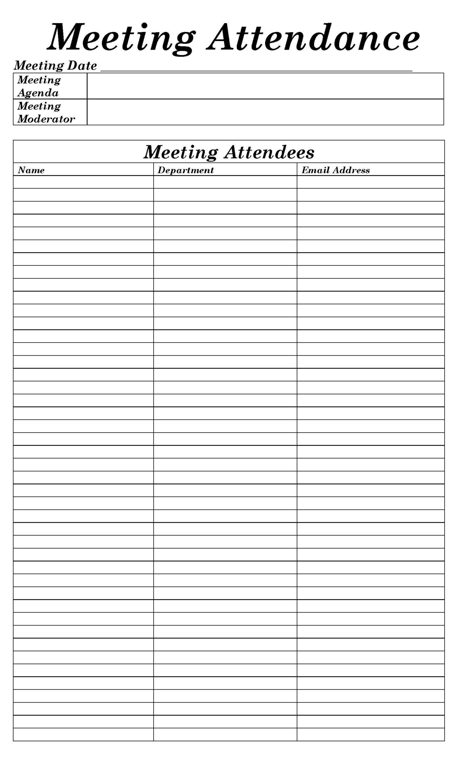Meeting Sign In Sheet Editable Sign Up Form Template Printable Sign Up Page Layout Contact Information Spreadsheet Sign In Tracker Etsy
