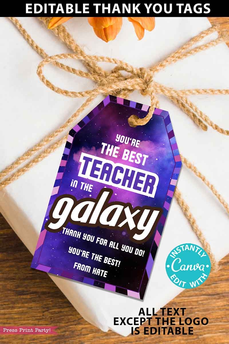 Printable Editable Galaxy Labels