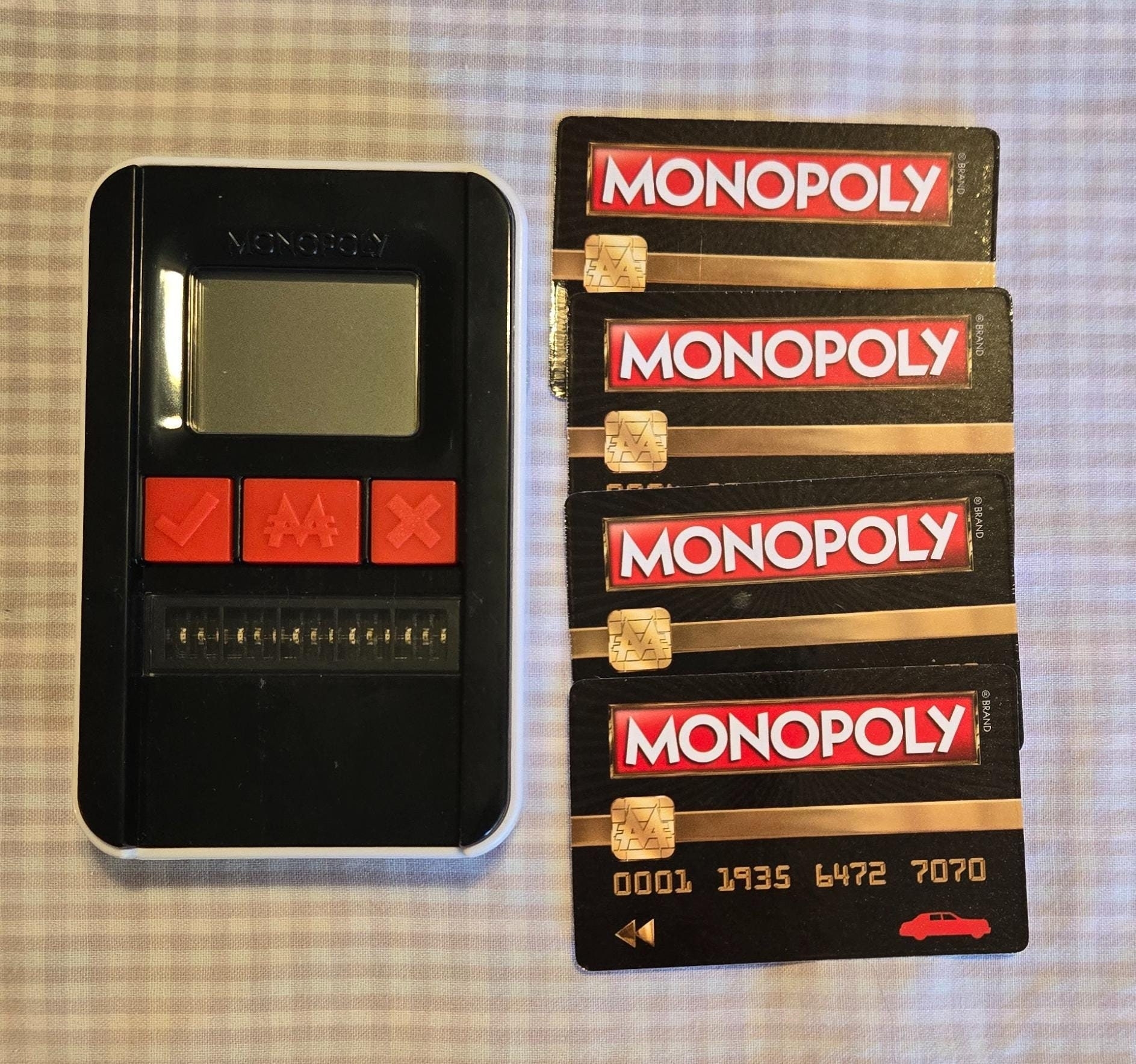 Monopoly Ultimate Banking Scanner Unit And Banking Cards Monopoly Cards Replacement Monopoly Game Pieces Game Pieces Craft Etsy