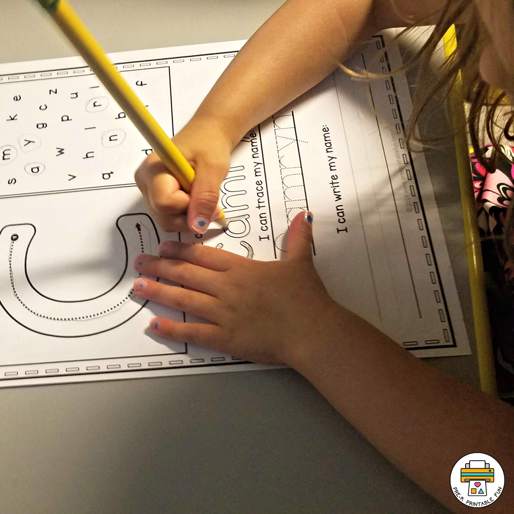 Name Practice Activity Sheets Pre K Printable Fun