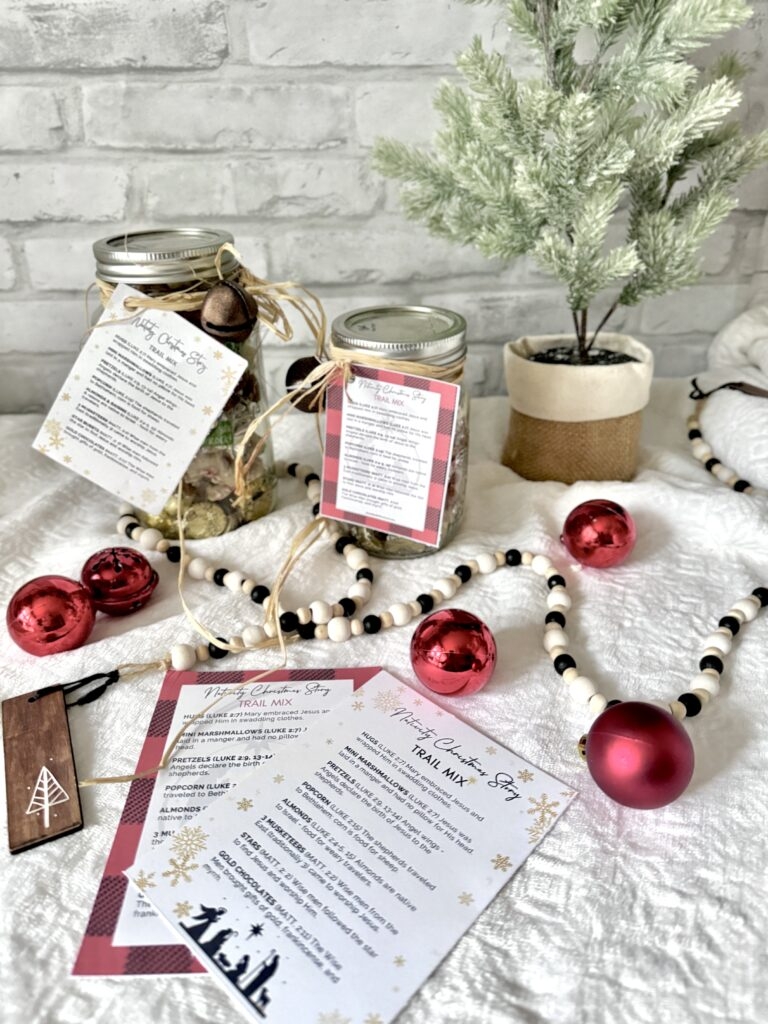 Mason Jar Printable Free Template Christmas Editable