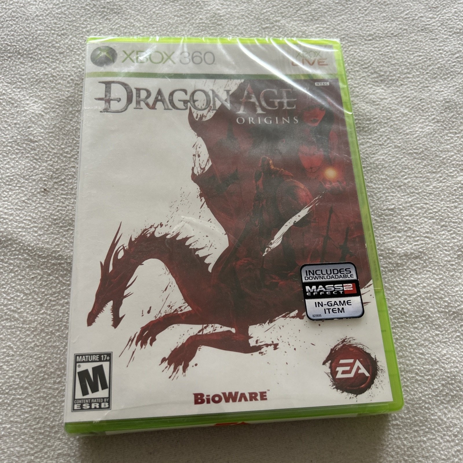 New Sealed Dragon Age Origins For Microsoft Xbox 360 System ME 2 Sticker
