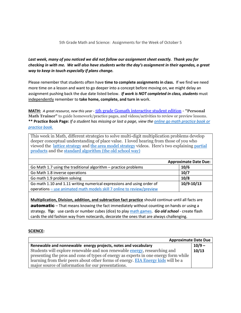 Go Math 5th Grade Lesson 1.8 Homework Printable Interactive Edition