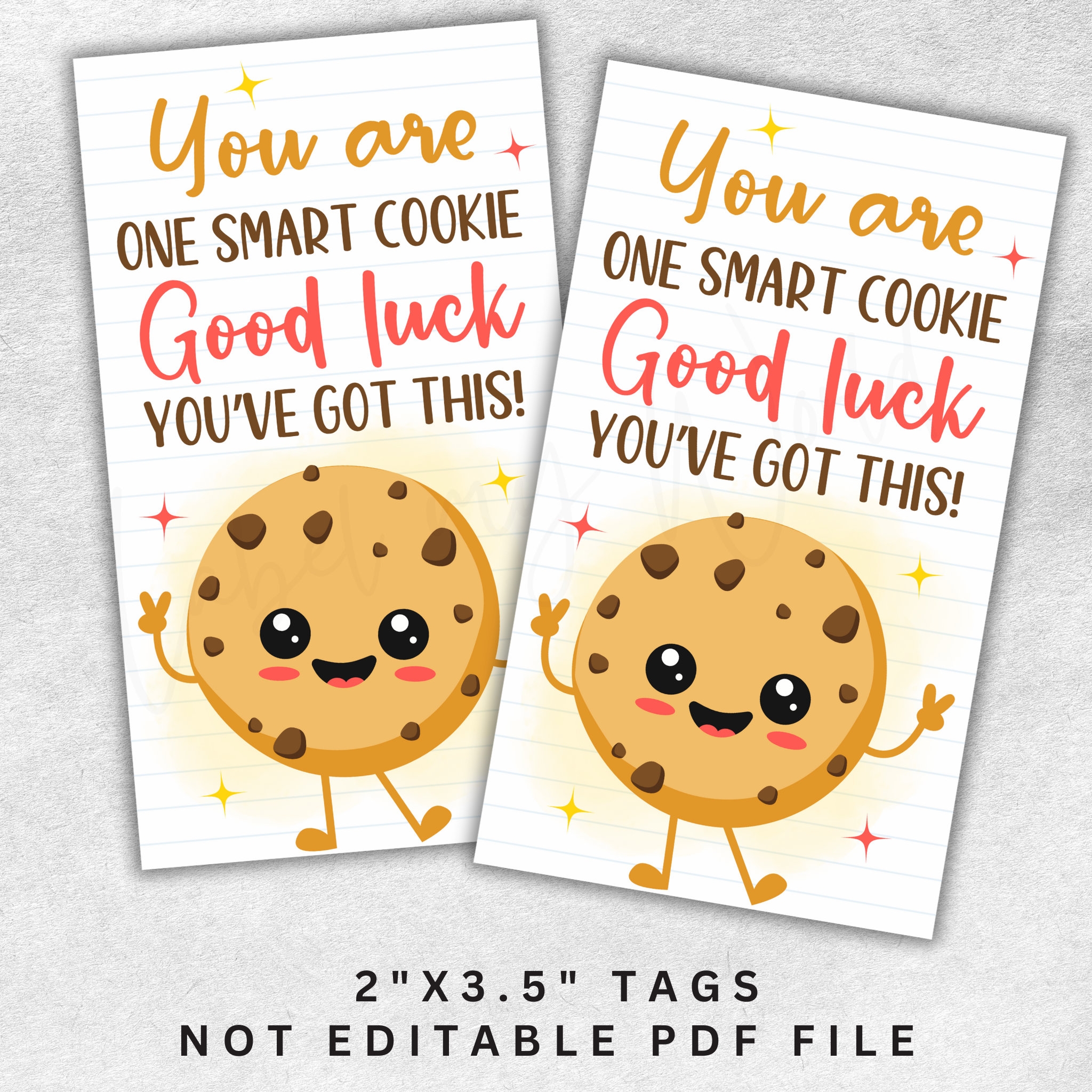 Student Gift Smart Cookie Printable Editable