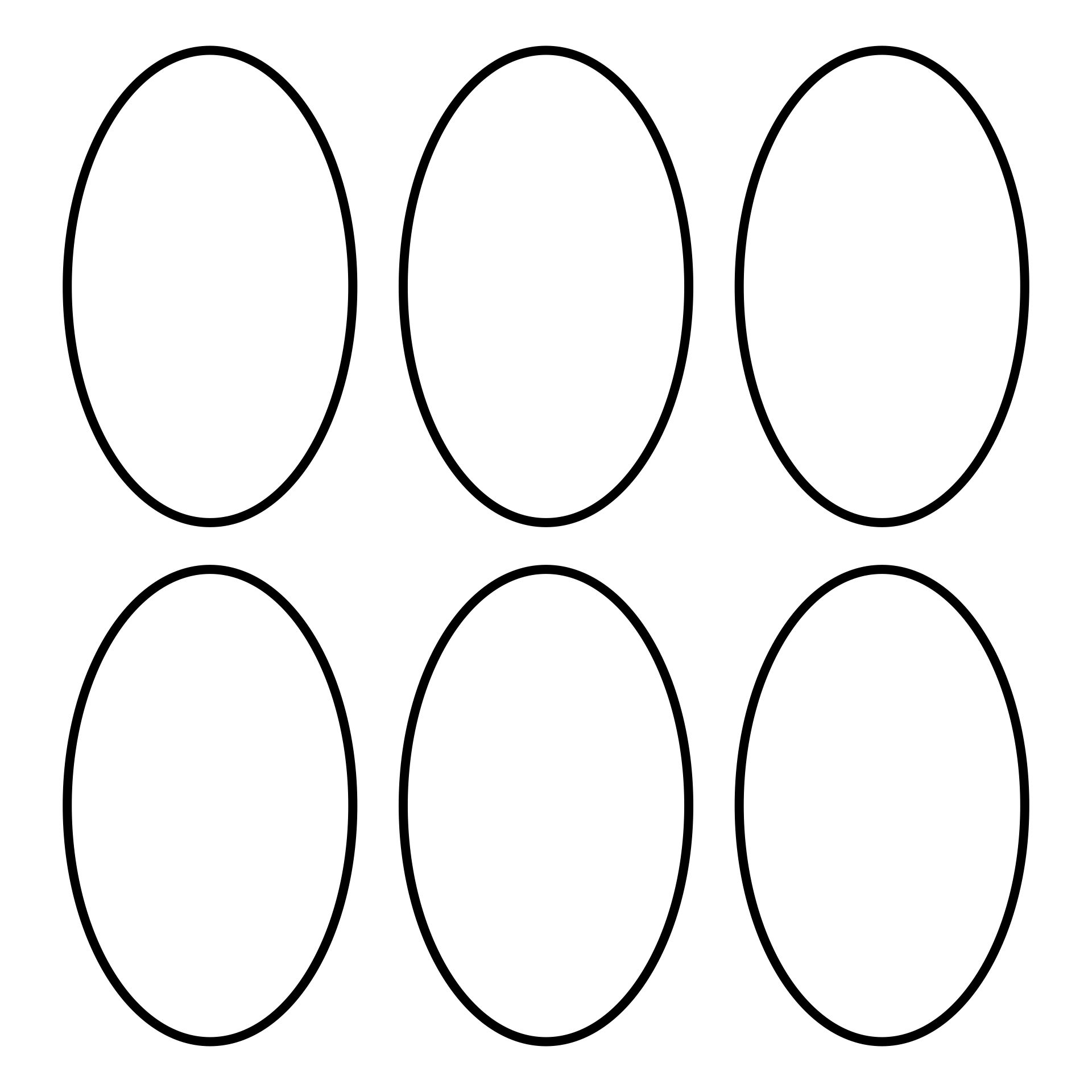 Oval Template 10 Free PDF Printables Printablee