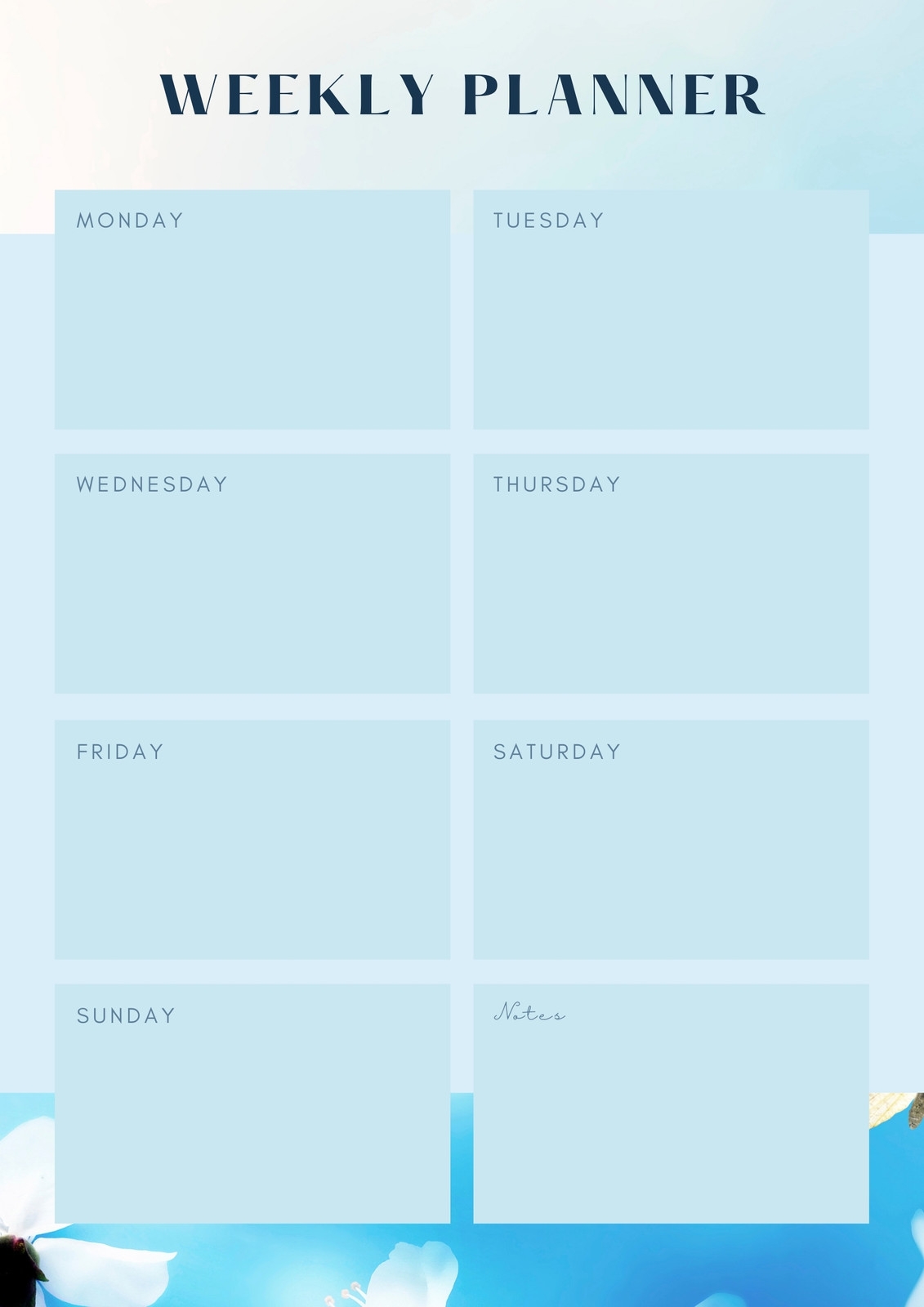 Page 14 Free And Customizable Weekly Planner Templates Canva