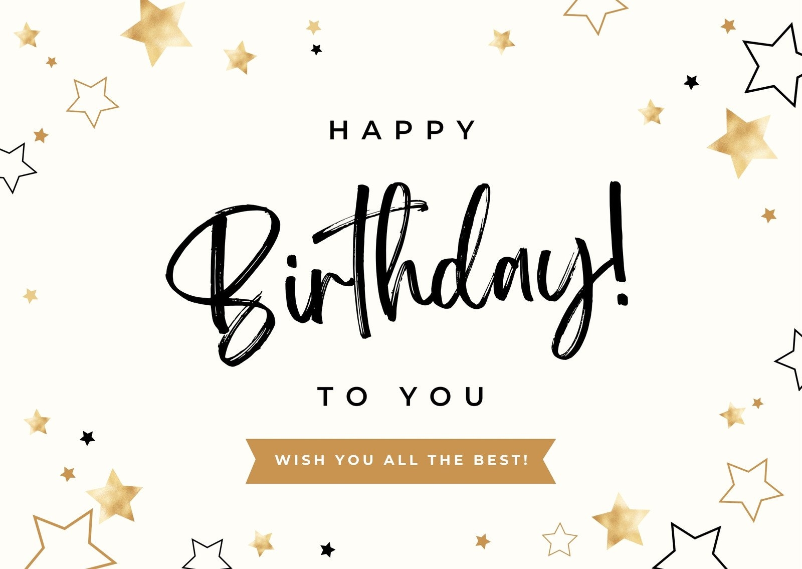 Page 2 Free Custom Printable Birthday Card Templates Canva