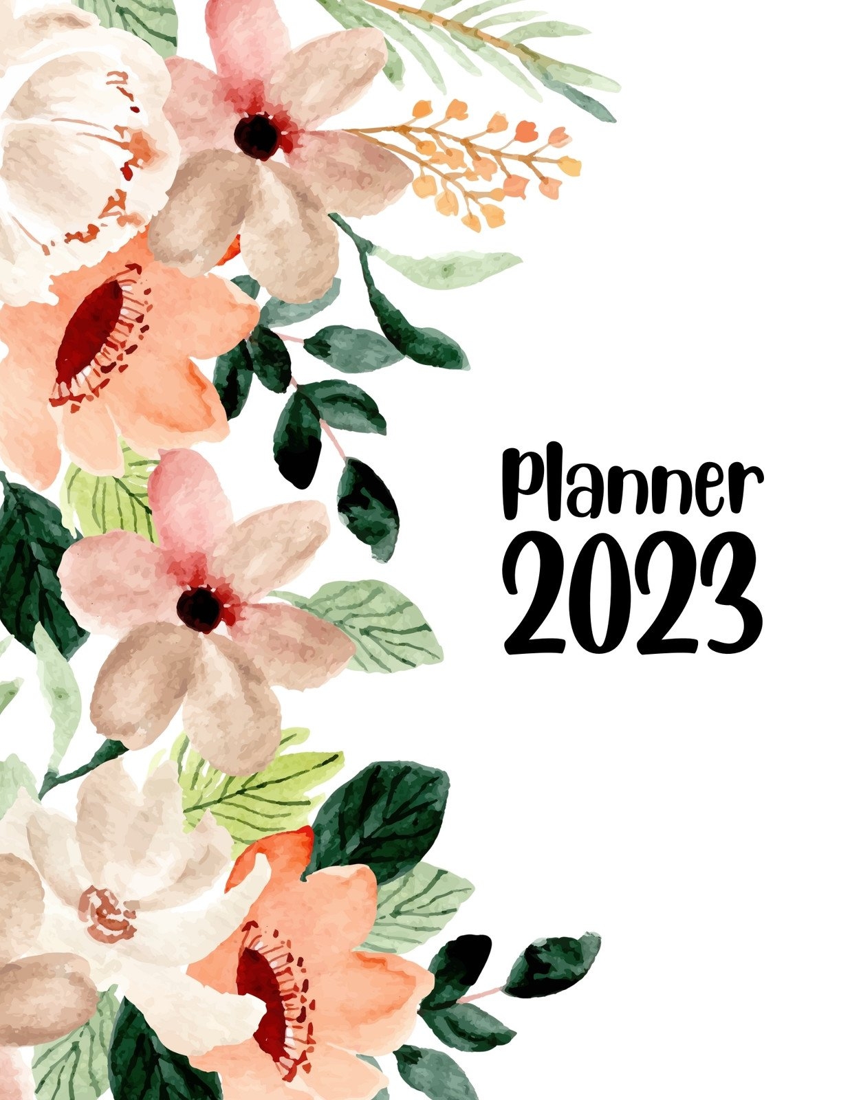 Free Editable Printable Planner Covers