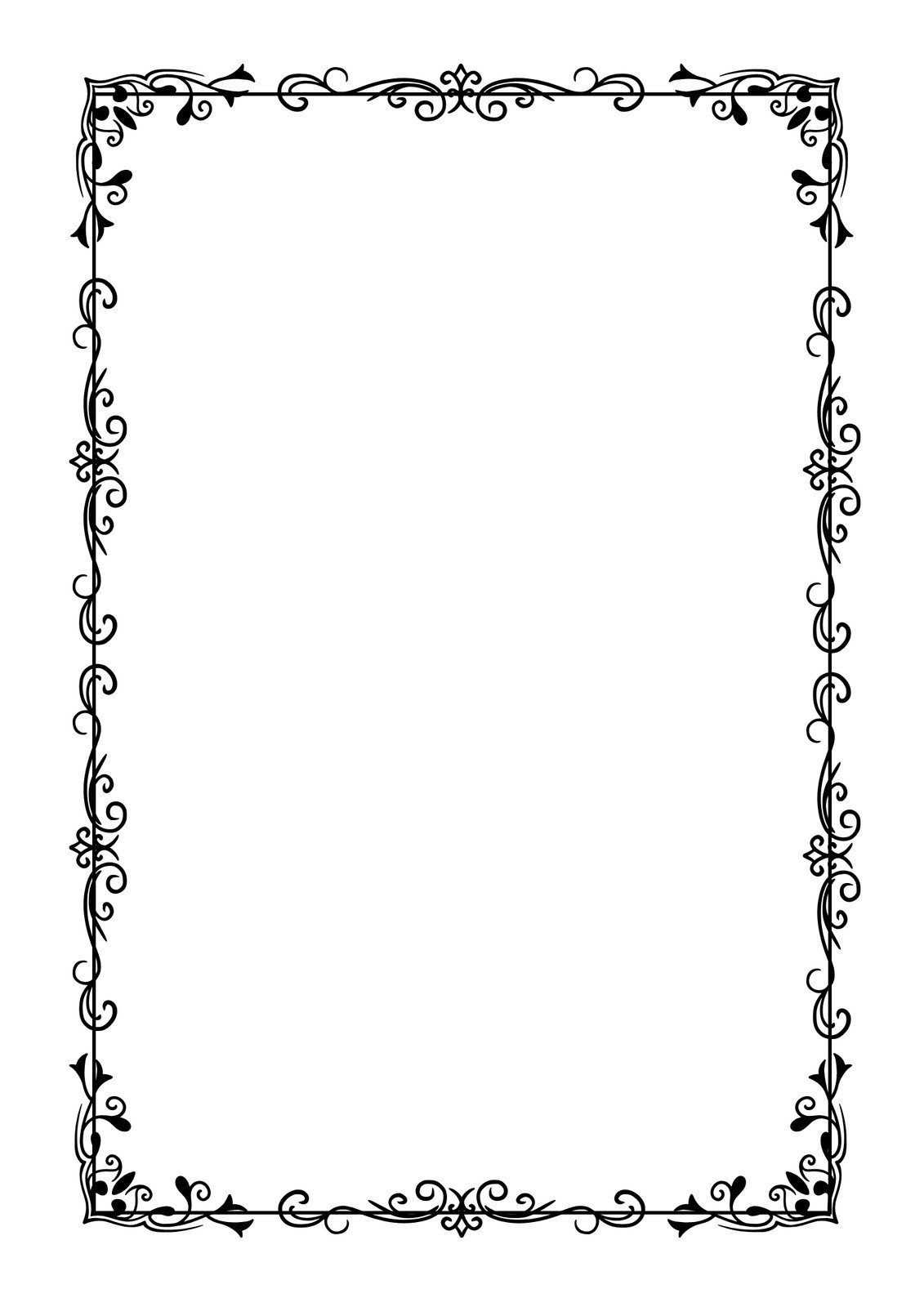 Page 2 Free Printable Page Border Templates You Can Customize Canva
