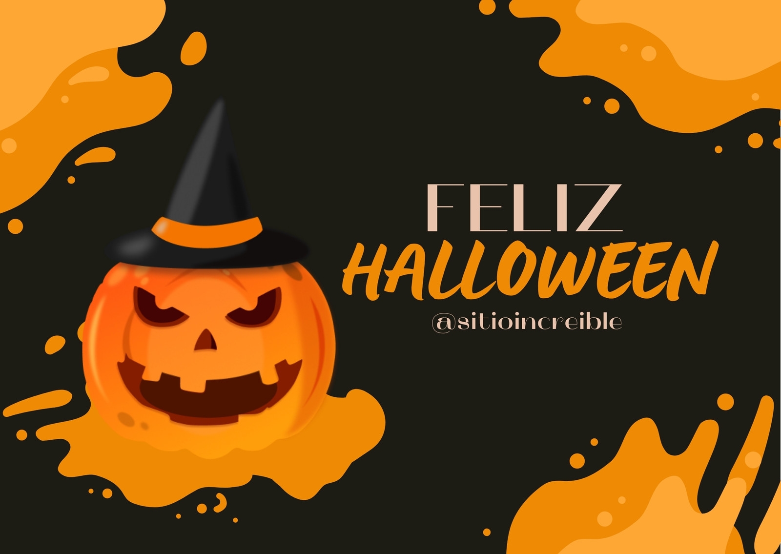 Page 3 Free Printable Editable Halloween Card Templates Canva