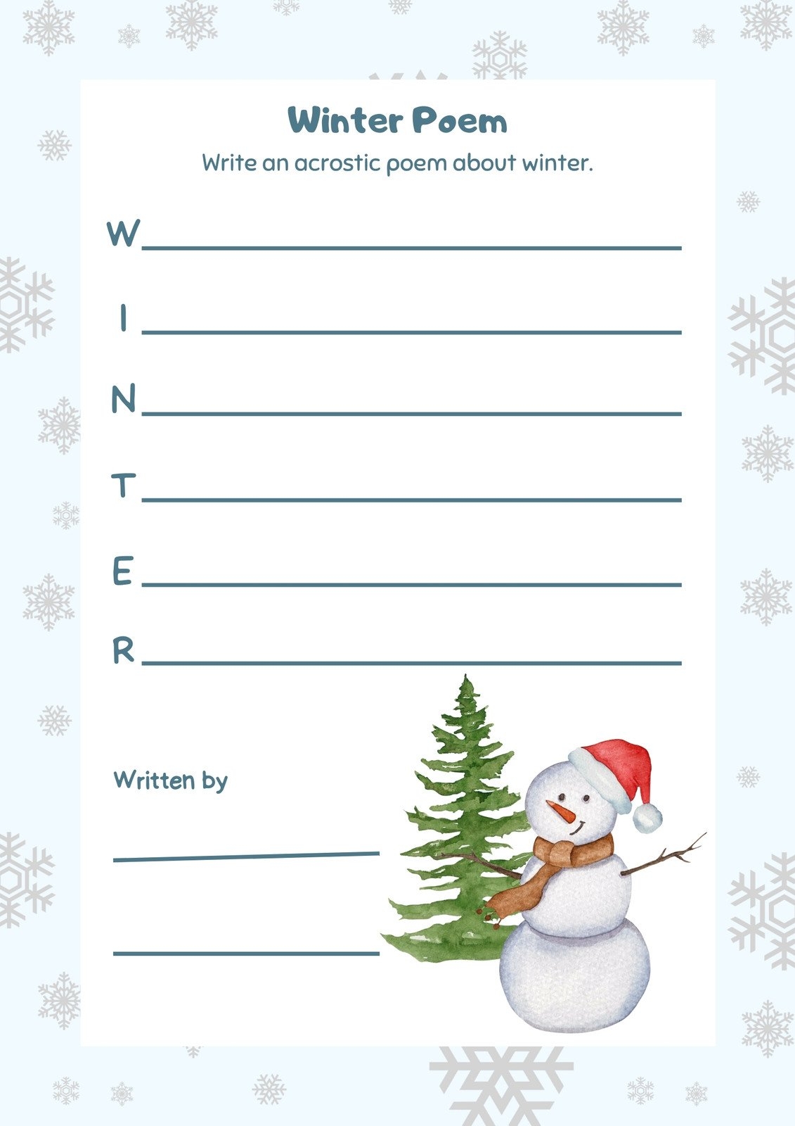 Free Printable 4th Grade Editing Christmas Worksheets