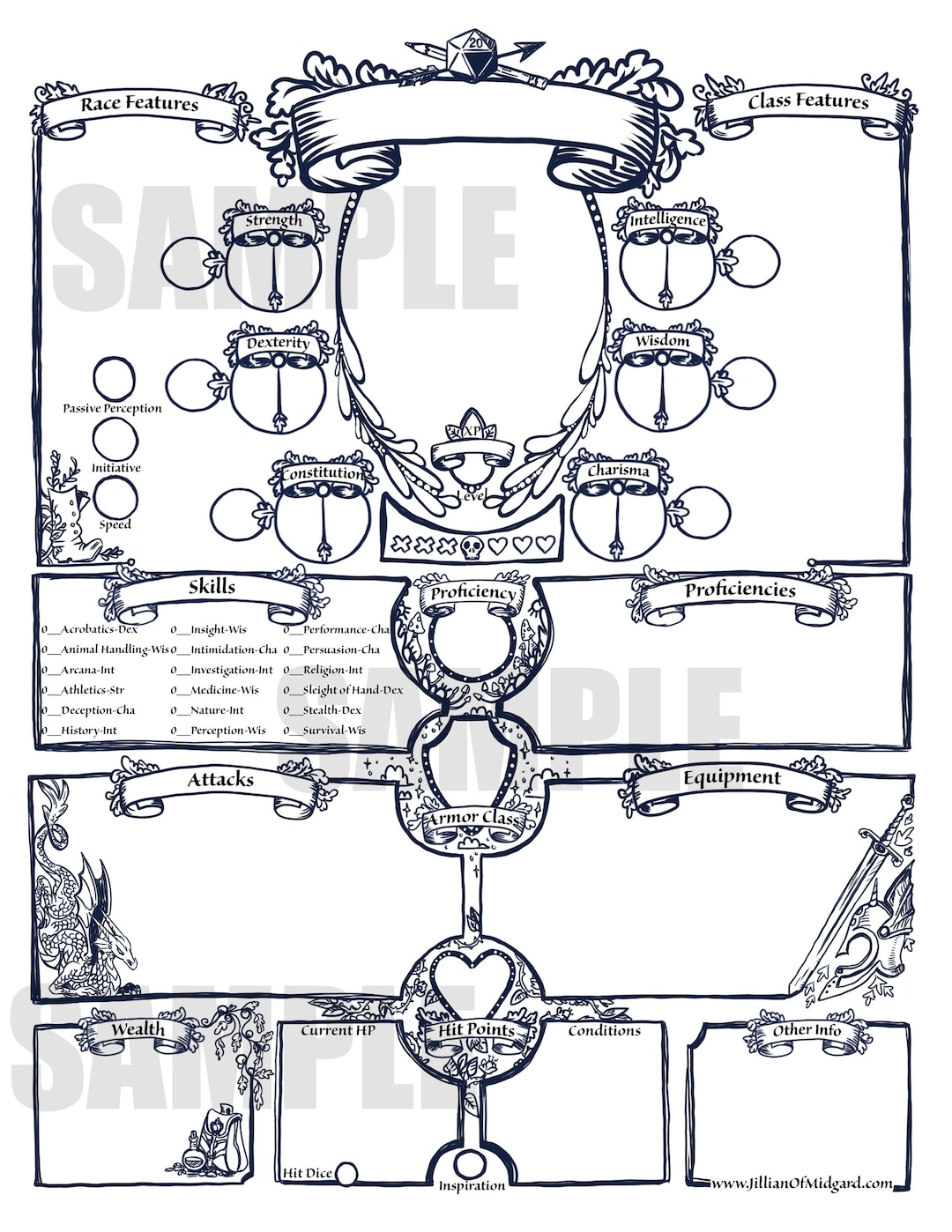 5th Edition Dungeons And Dragons Printables