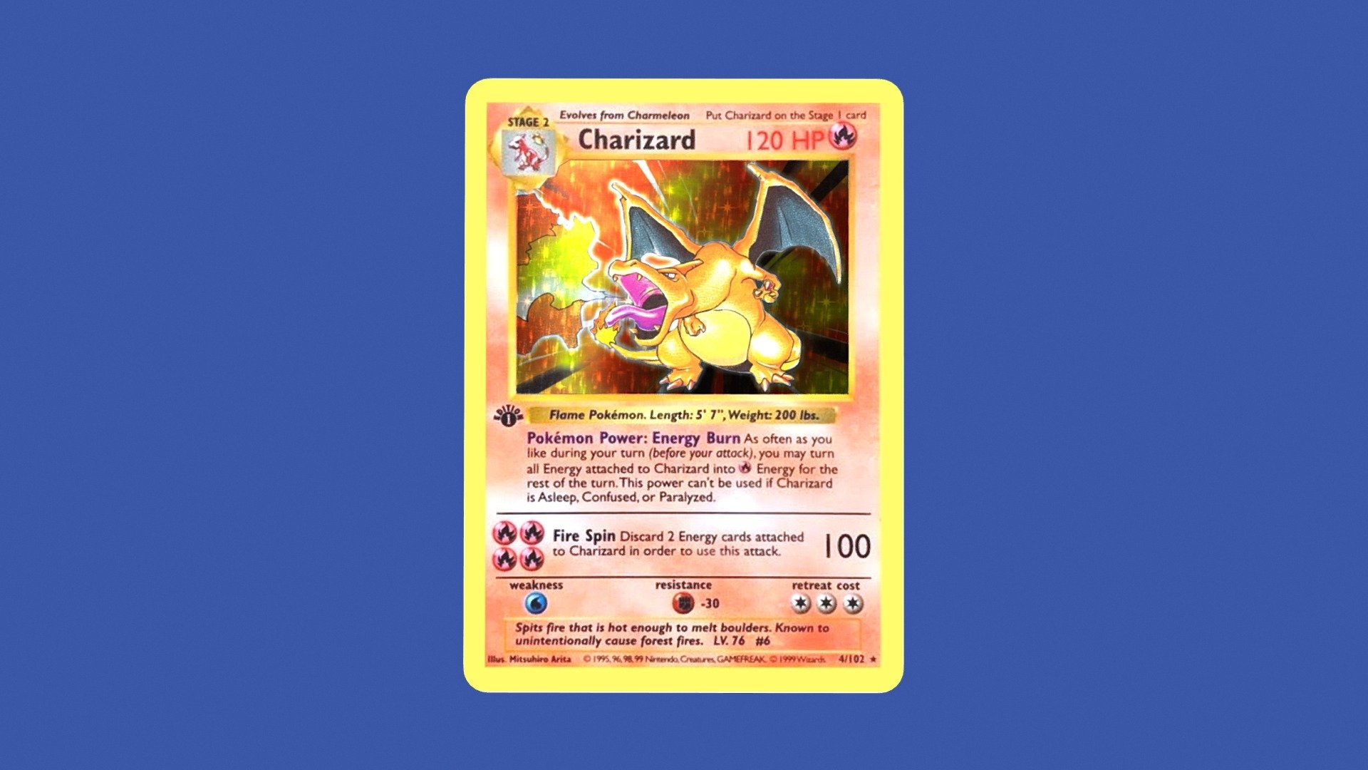 Pokemon TCG Charizard 1st Edition Download Free 3D Model By Rtql8d rtql8d e58563a 