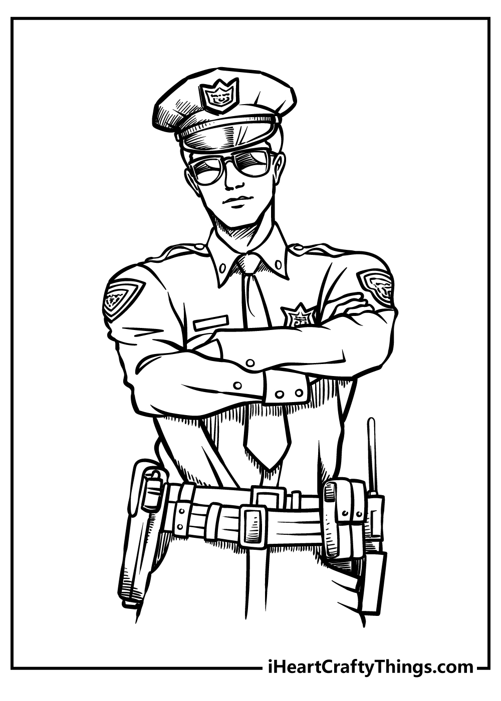 Police Coloring Pages