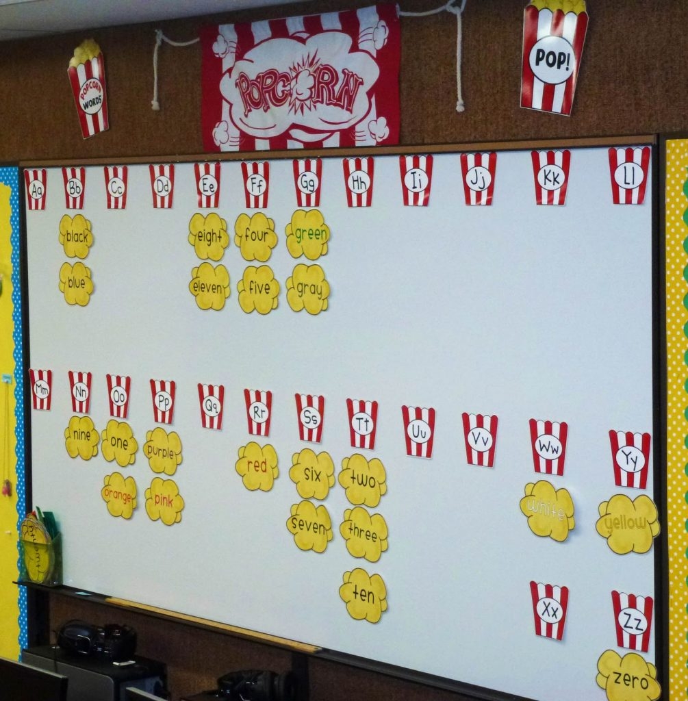 Popcorn Word Wall The Teacher Wife