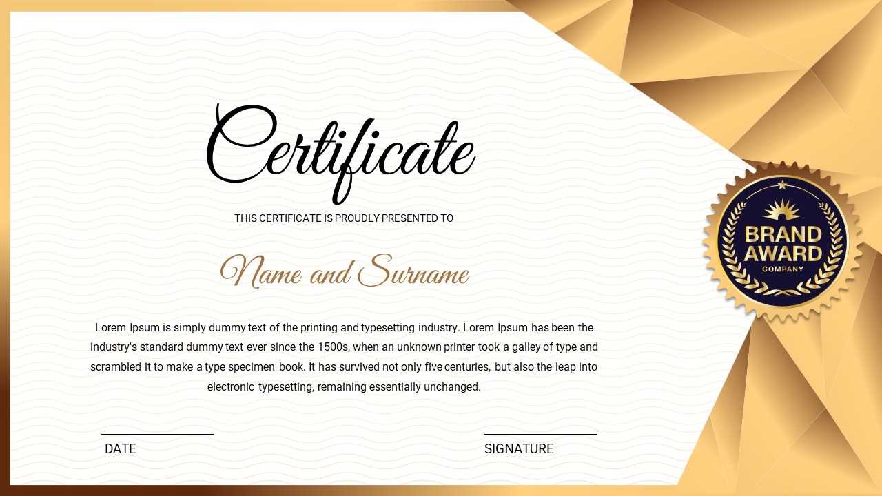 Free Printable Certificate Editable Award Certificate