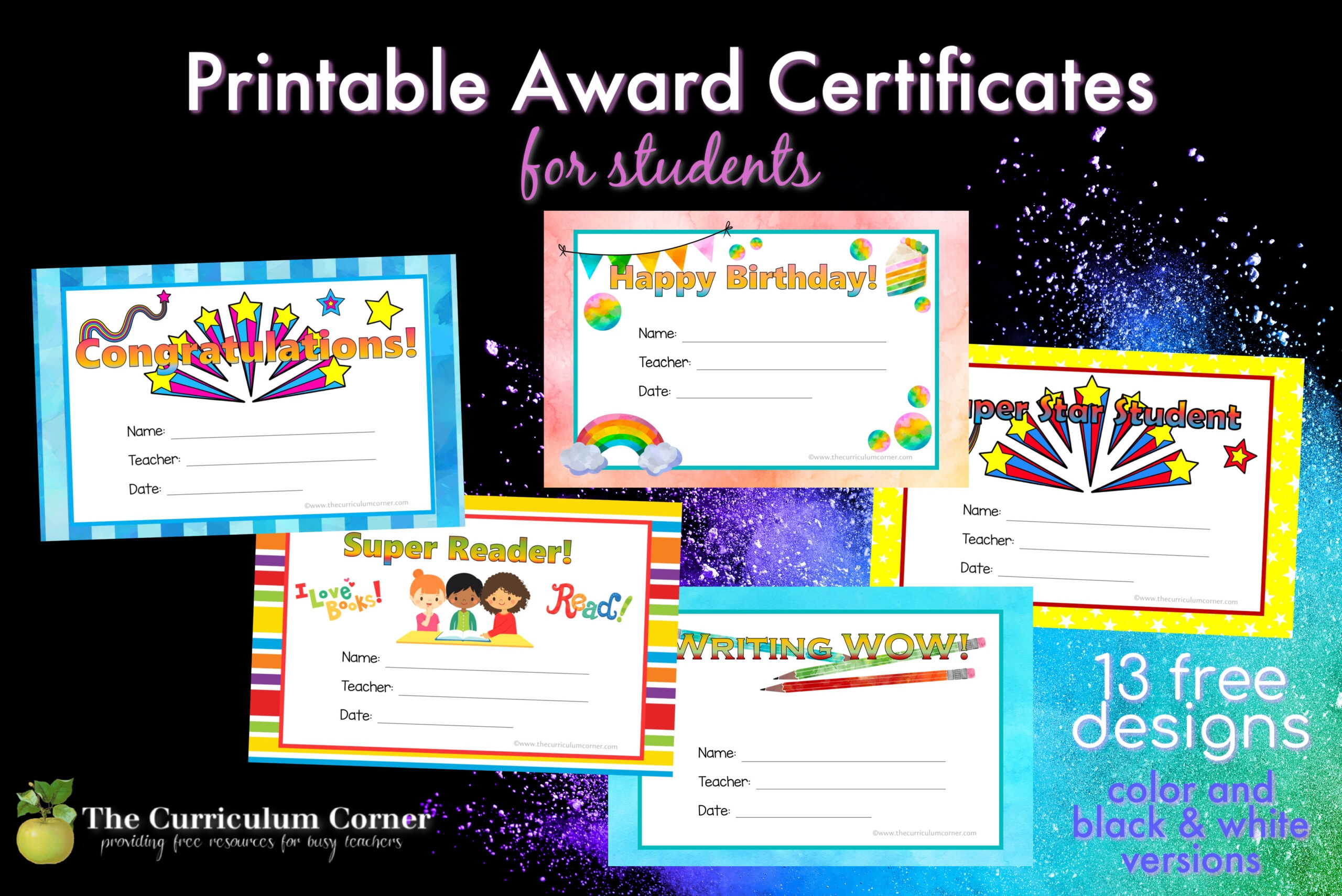 Printable Editable Good Citizenship Award Elementary