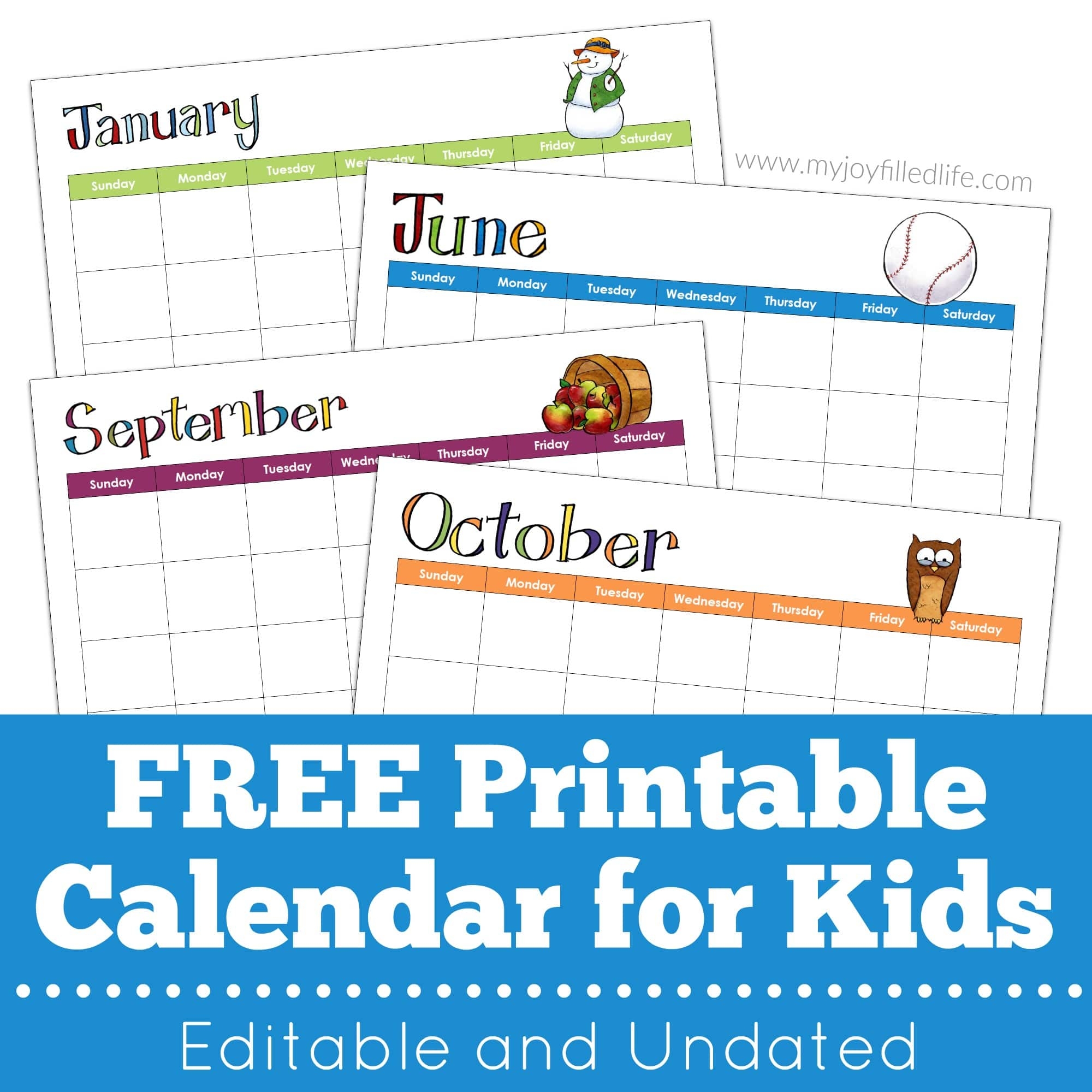 Calendar Editable And Printable