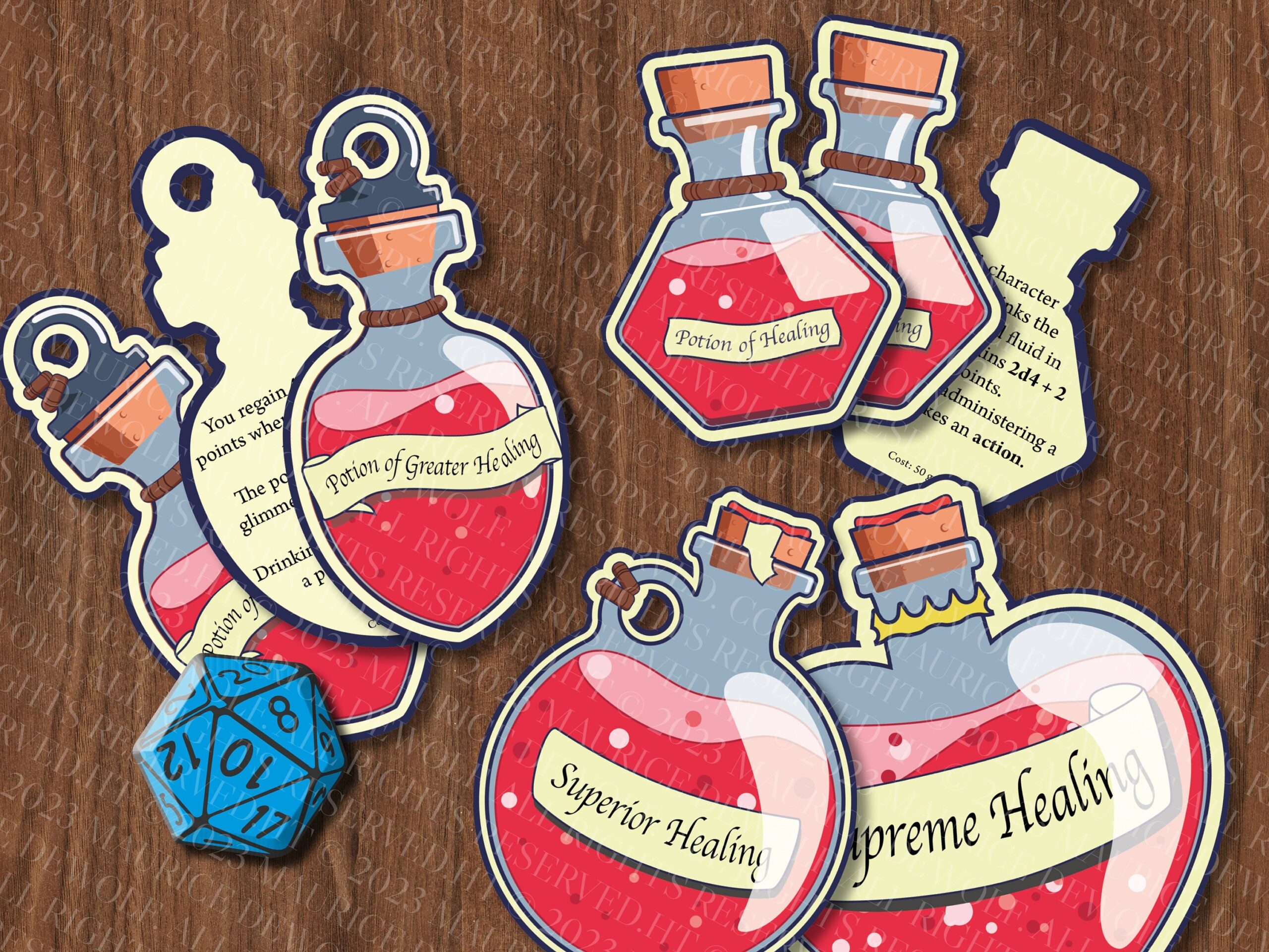 Printable Dnd Potions Etsy