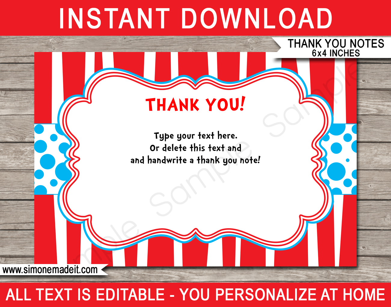 Printable Dr Seuss Editable Gtemplates