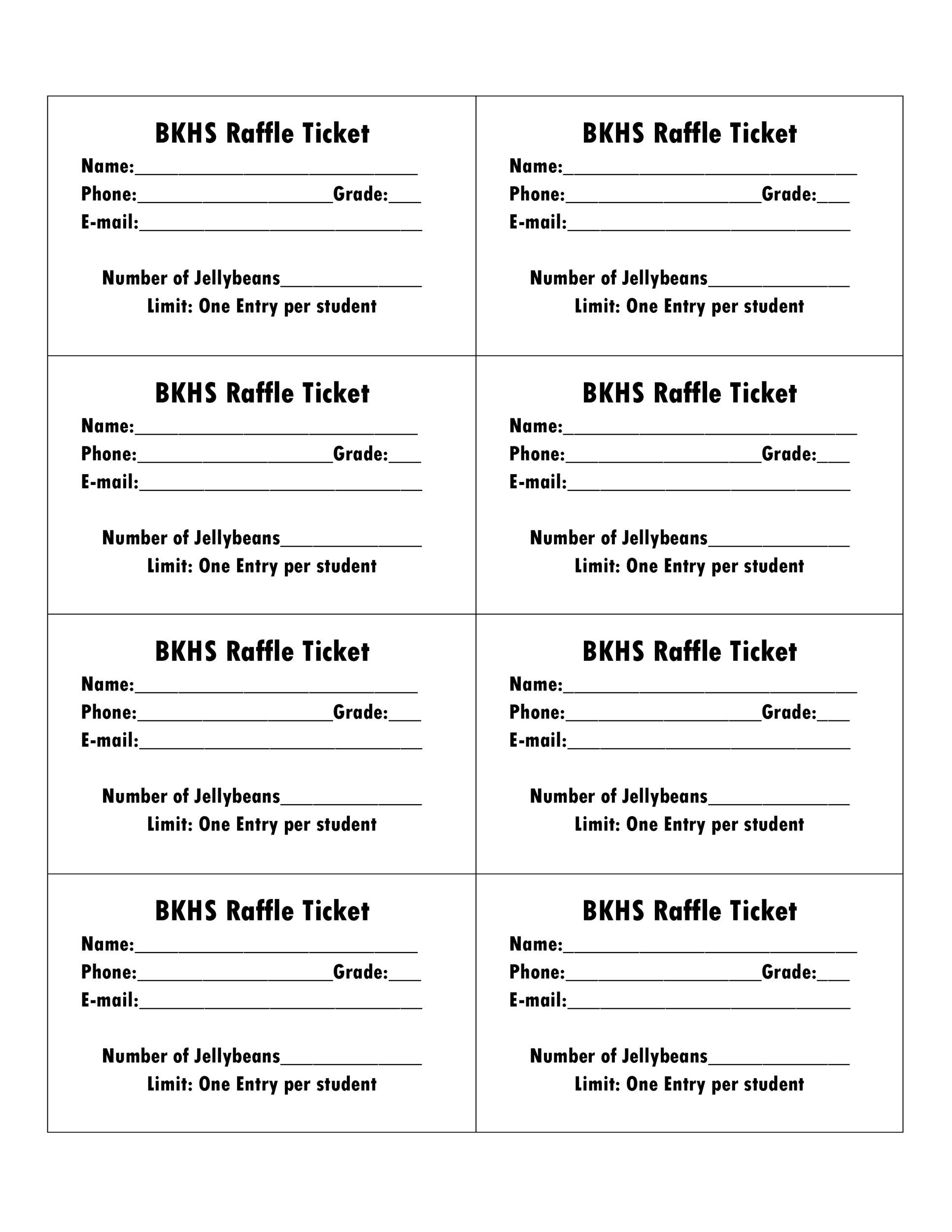 Free Printable Editable Tickets
