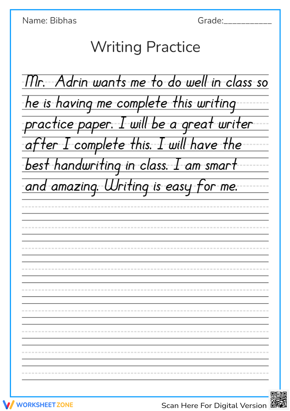 Printable Grade 4 Paragraph Worksheets
