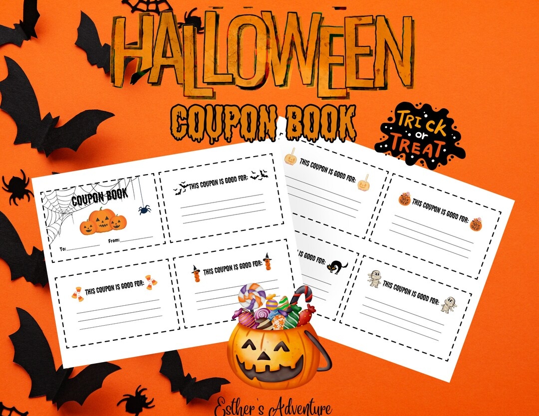 Editable Printable Halloween Coupons