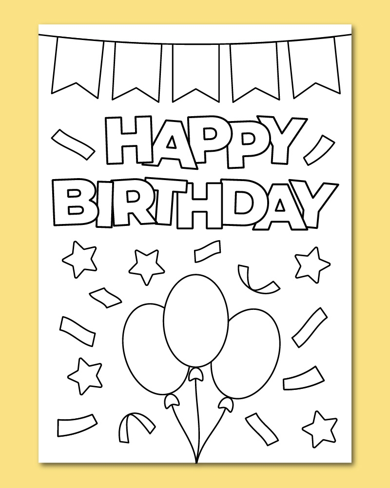 Free Printable Editable Birthday Cards For Kids