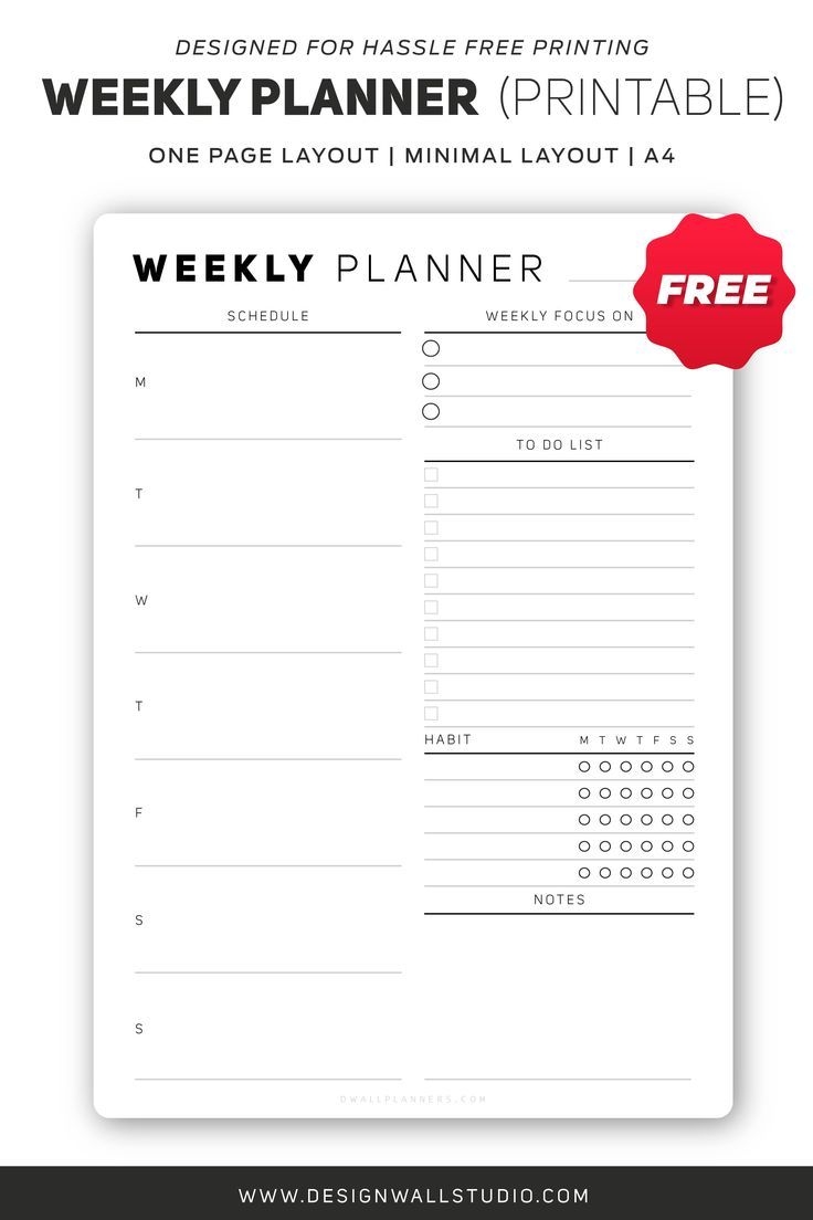 Free Printable Editable Covey Planner Pages