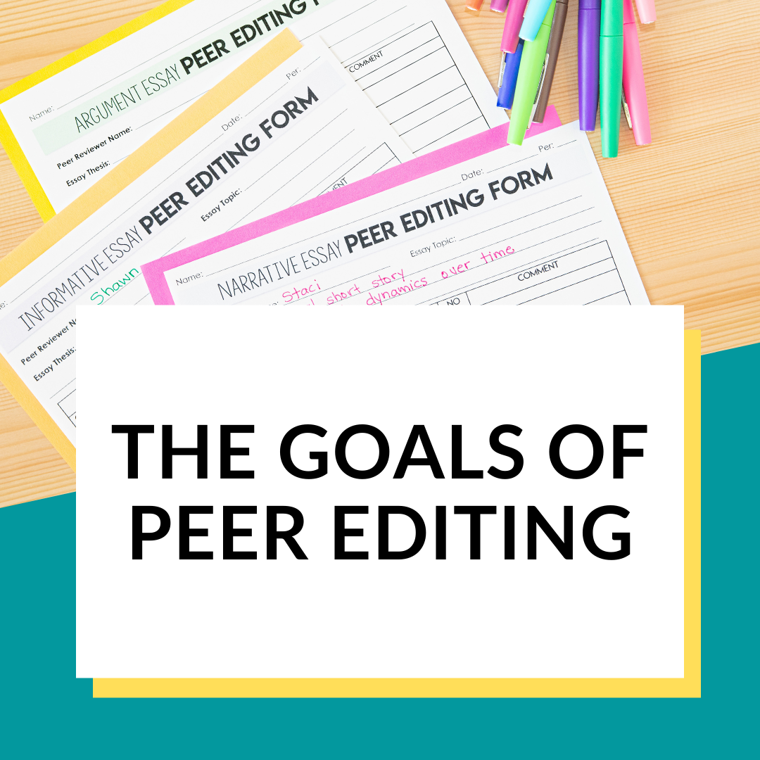 Reframing Peer Editing In The Secondary ELA Classroom The Secondary English Coffee Shop
