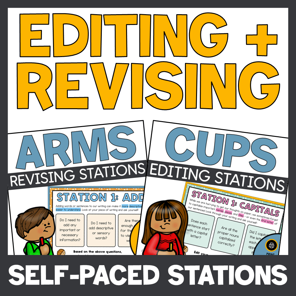 Revising And Editing Activities That Work An Upper Elementary Guide