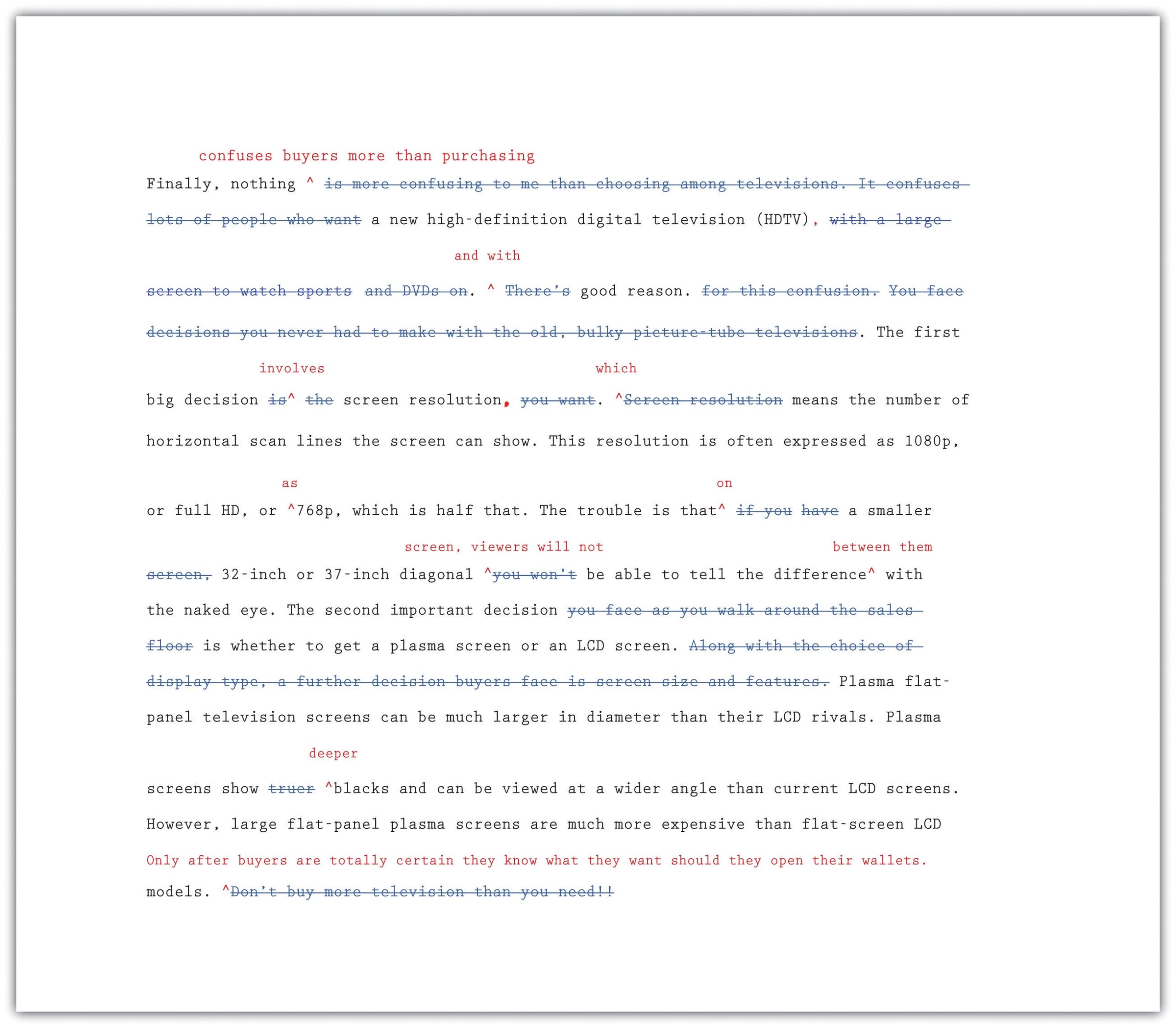 Revising And Editing