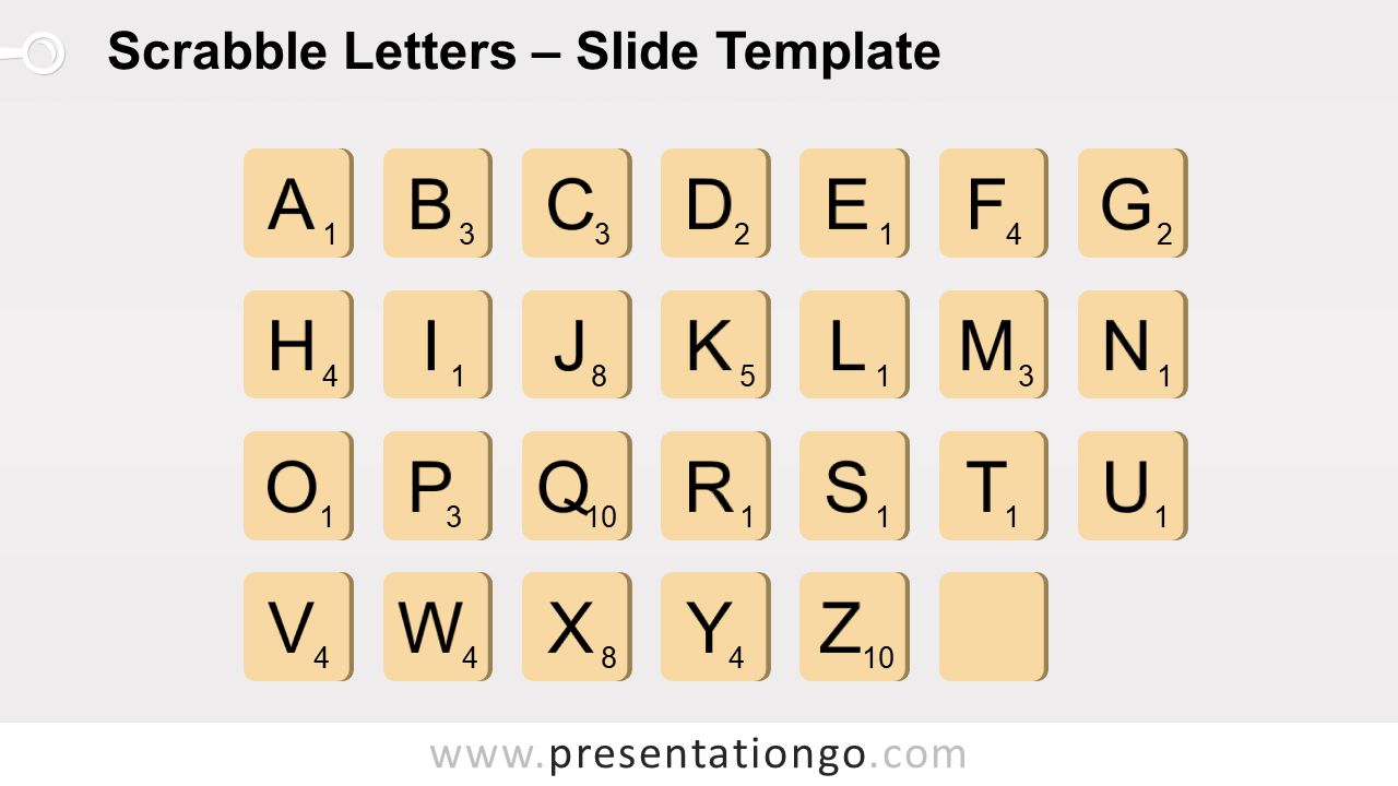 Scrabble Letters For PowerPoint And Google Slides