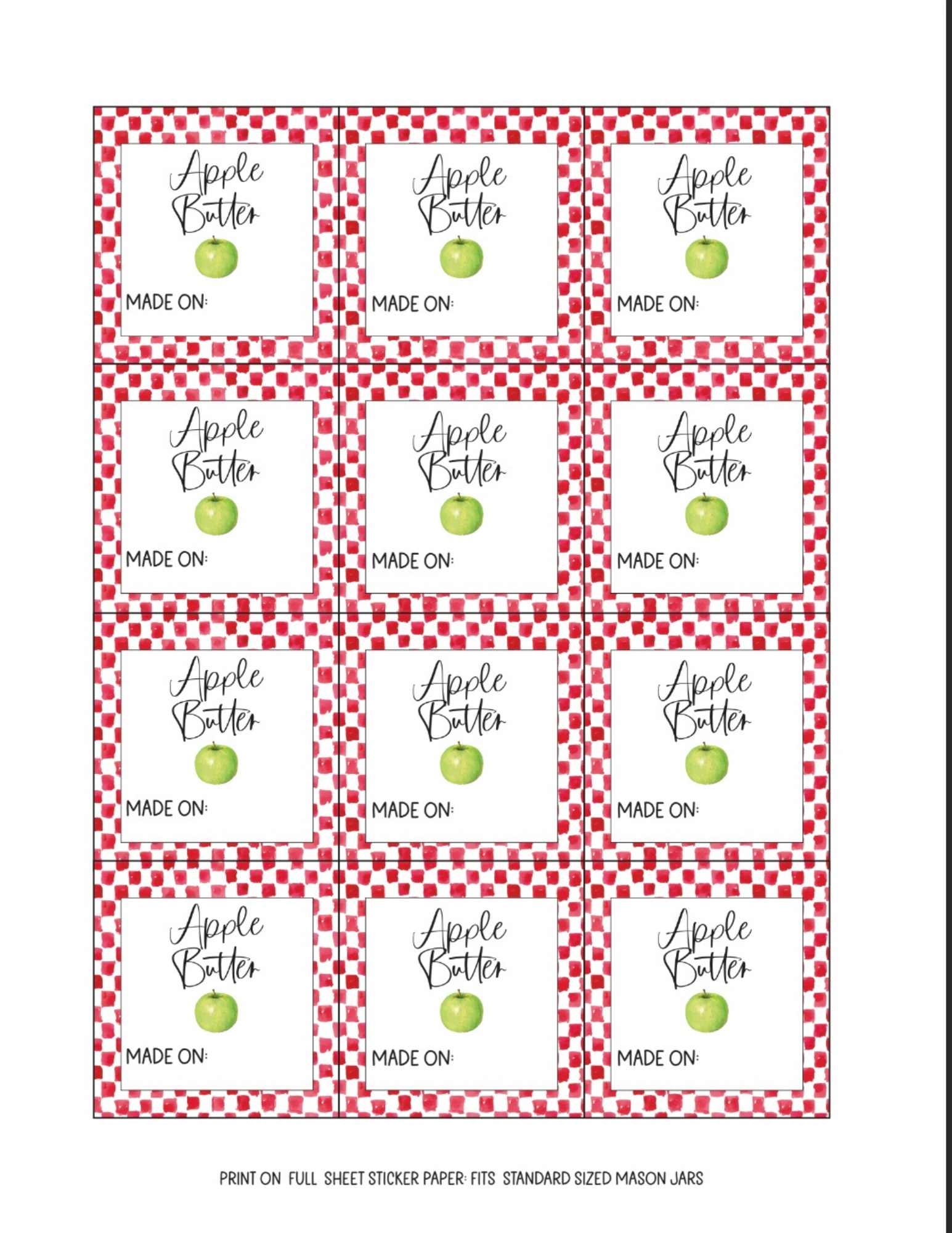 Simply Pretty Jam Jar Labels Free Printable In 4 Styles 