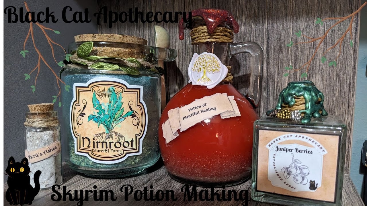 Skyrim Alchemy Making Skyrim Potions Ingredients For Your Home D YouTube