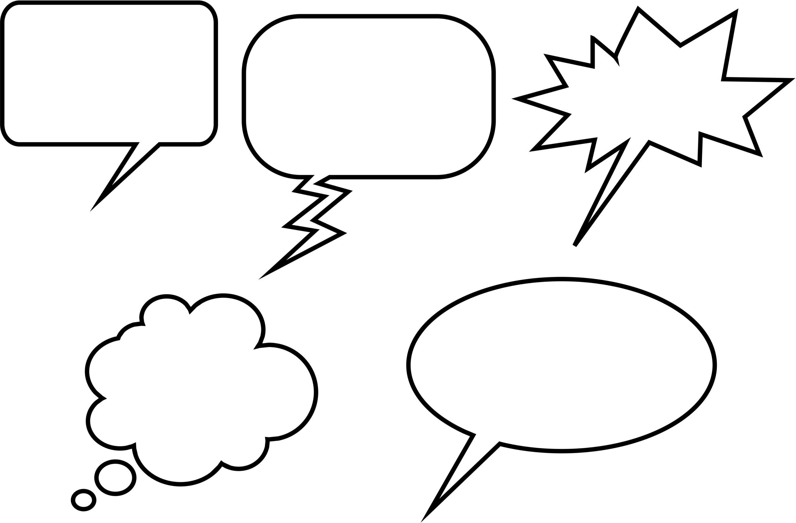 Speech Bubbles Free Images At Clker Vector Clip Art Online Royalty Free Public Domain