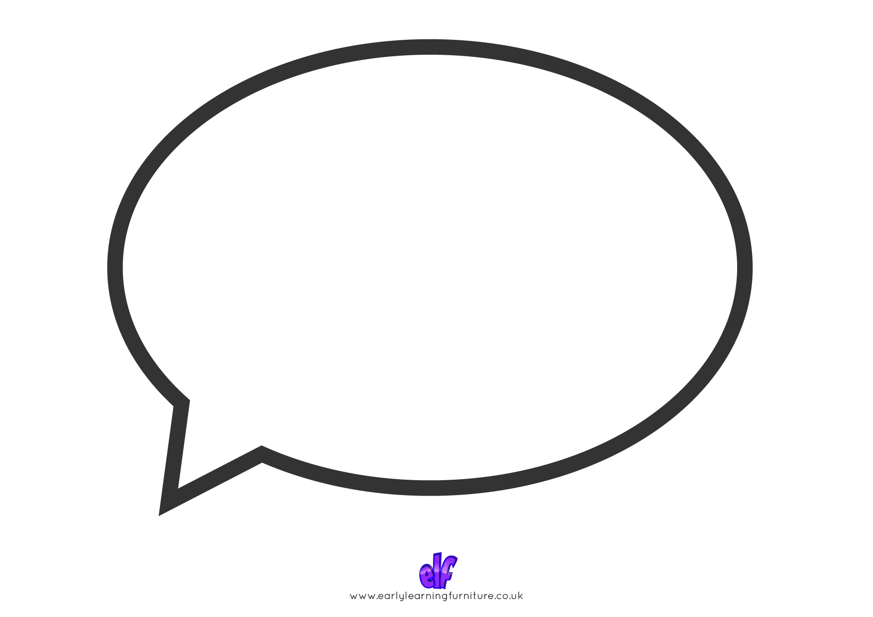 Speech Bubbles Free Printable Teaching Resources Early Learning Furniture