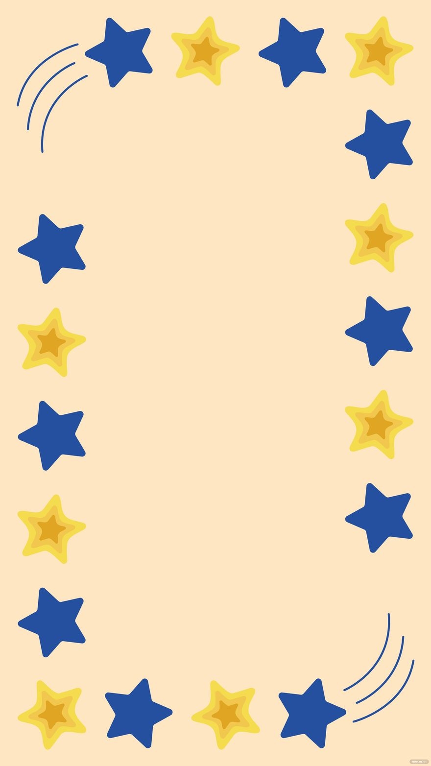 Star Border Background In Illustrator SVG JPG EPS Download Template 