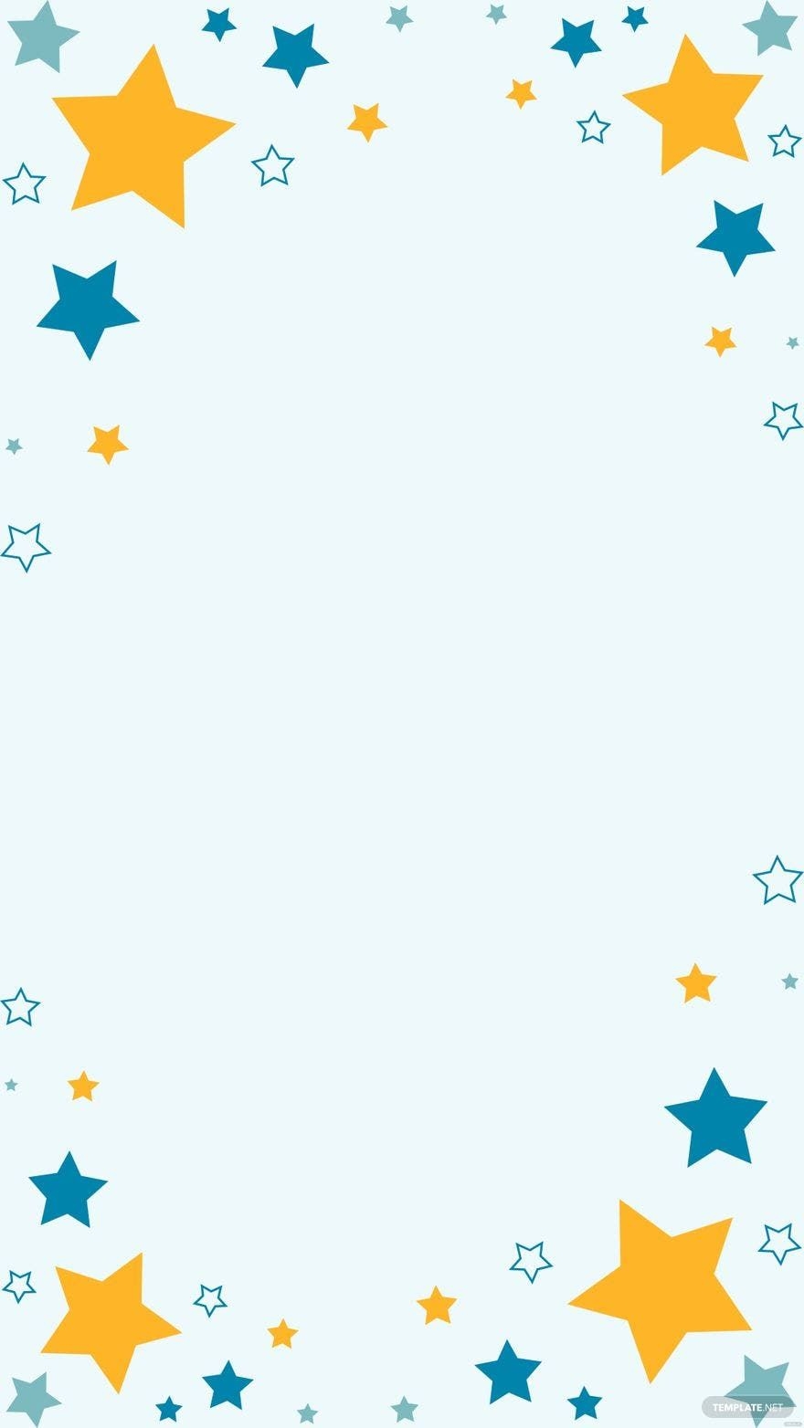 Star Border Background In Illustrator SVG JPG EPS Download Template 