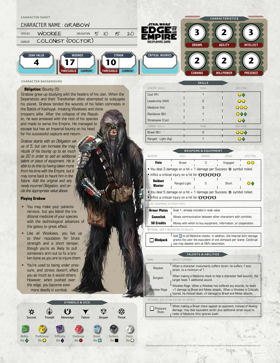 Printable Star Wars Saga Edition Rpg Character Sheet