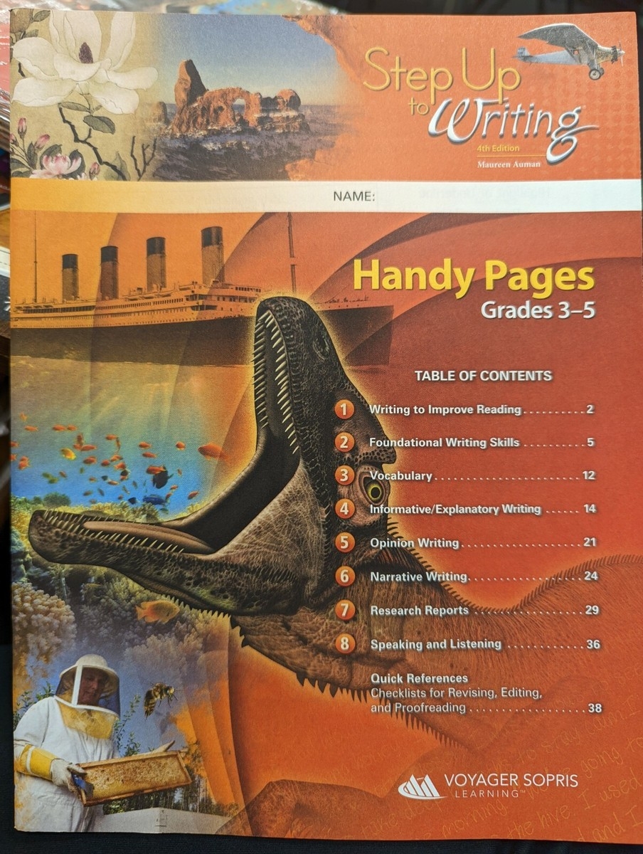 Step Up To Writing Handy Pages Grades 3 5 EBay