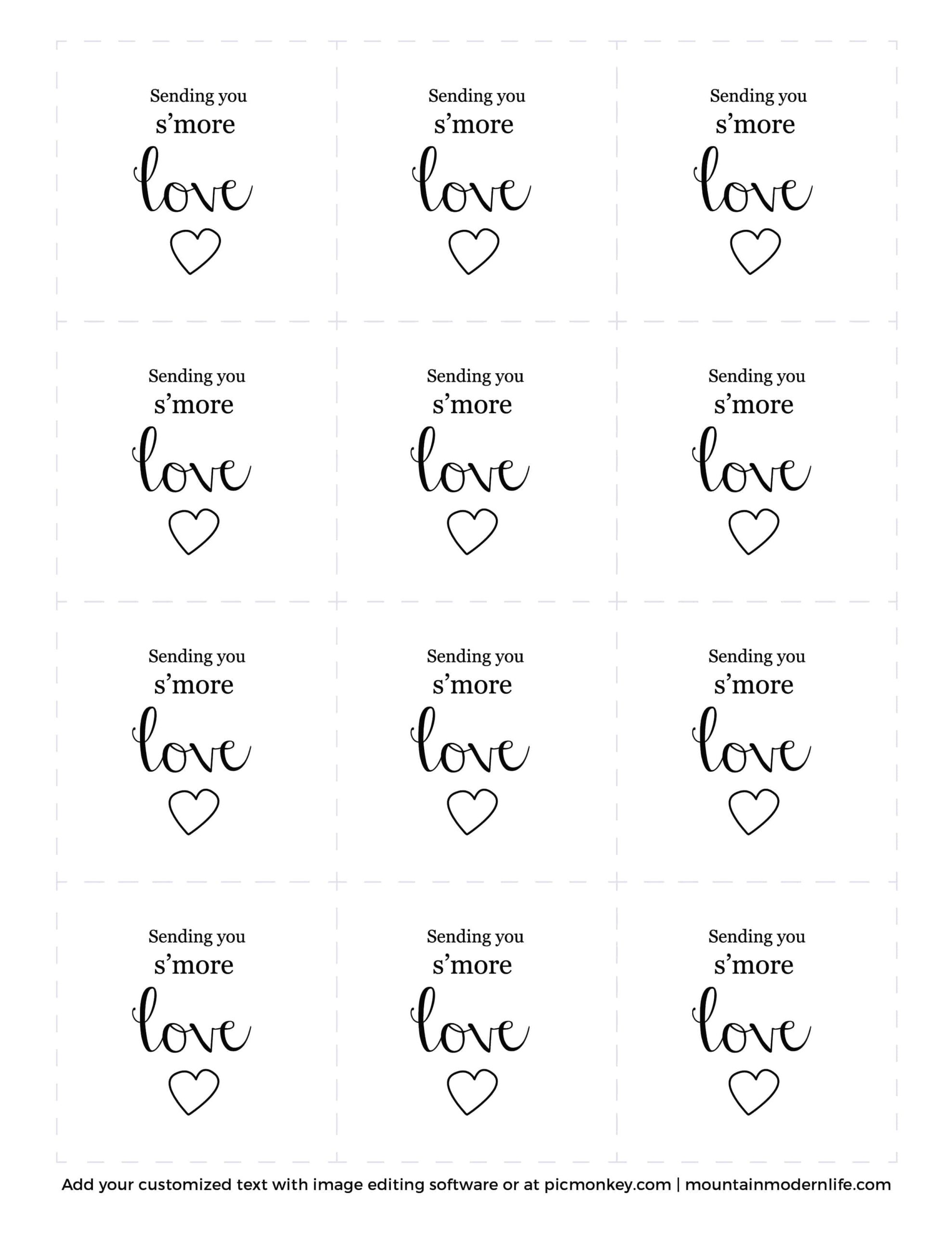 STILL Editable Both FILES FREE Printable Tags for DIY S more Kit Mountain Modern Life