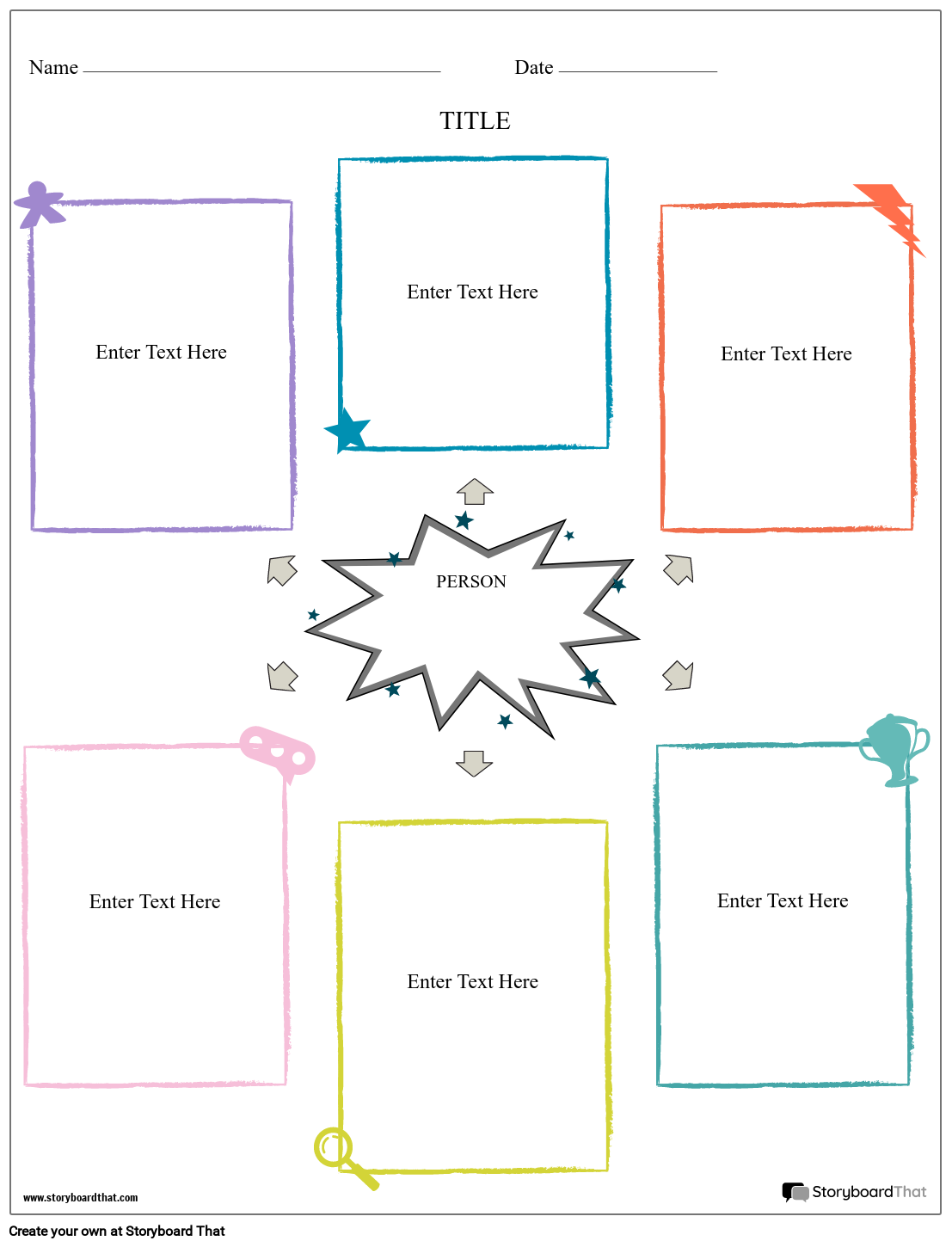 Storyboard That Biography Worksheet Templates