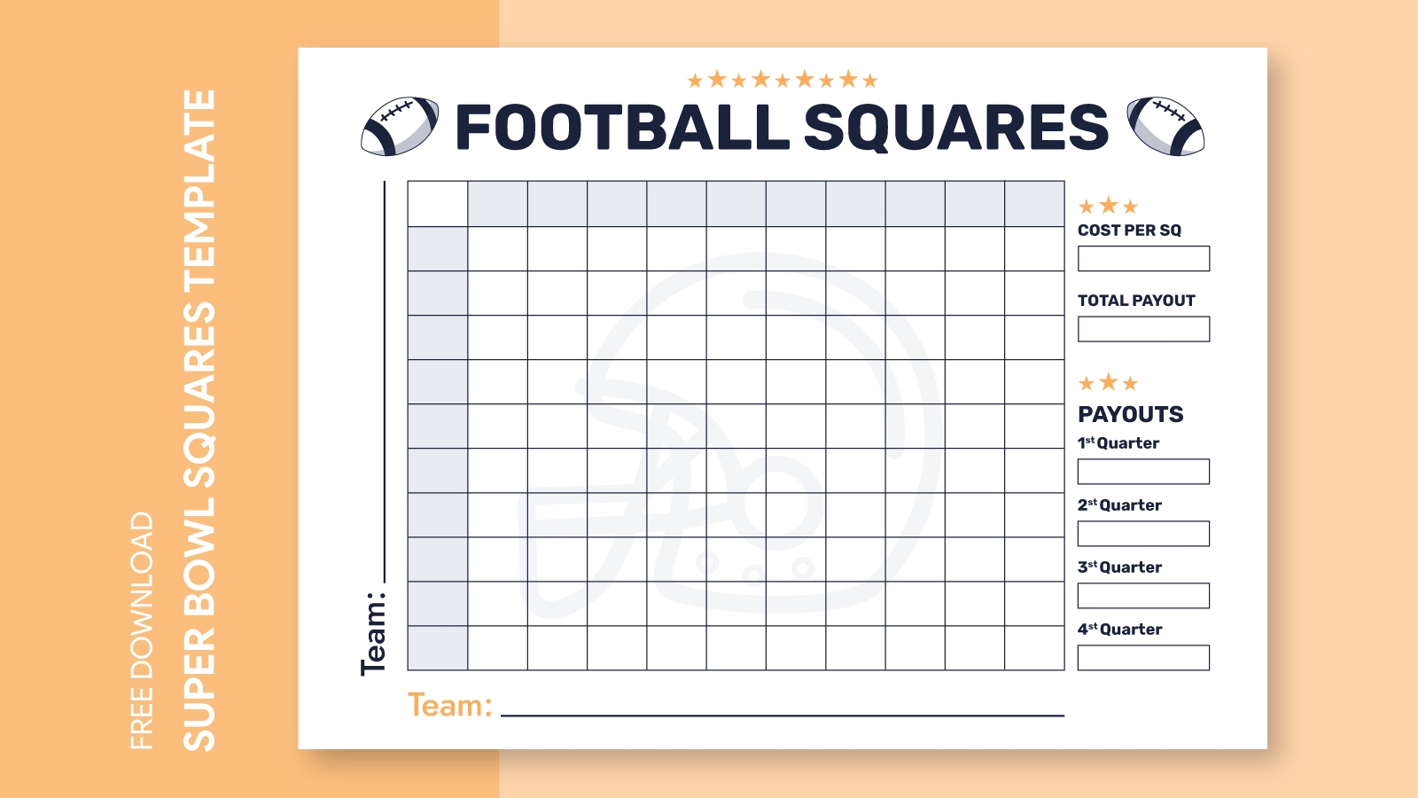 Editable 100 Square Printable