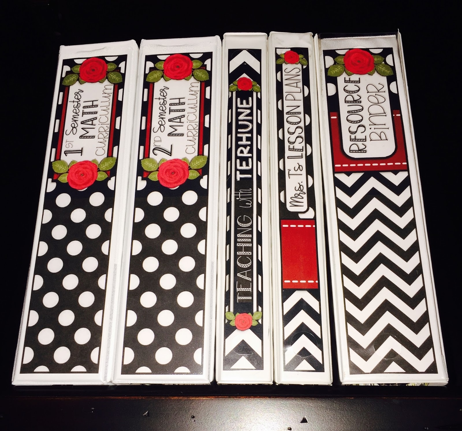 Teaching With Terhune Editable Binder Covers And Spines